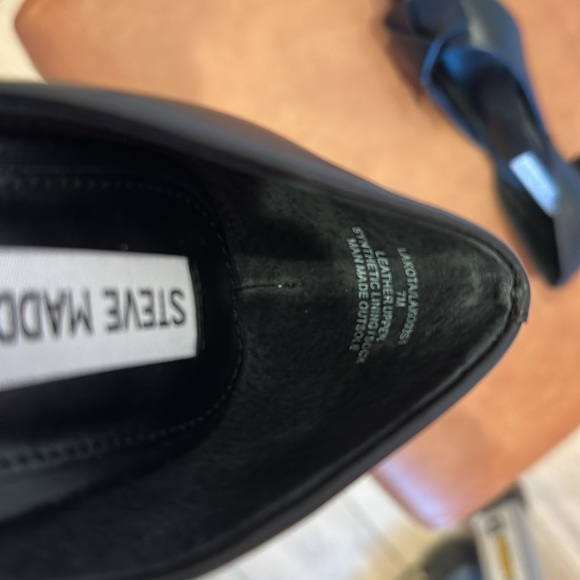 Steve Madden Black Kitten Heels - Picture 5 of 5